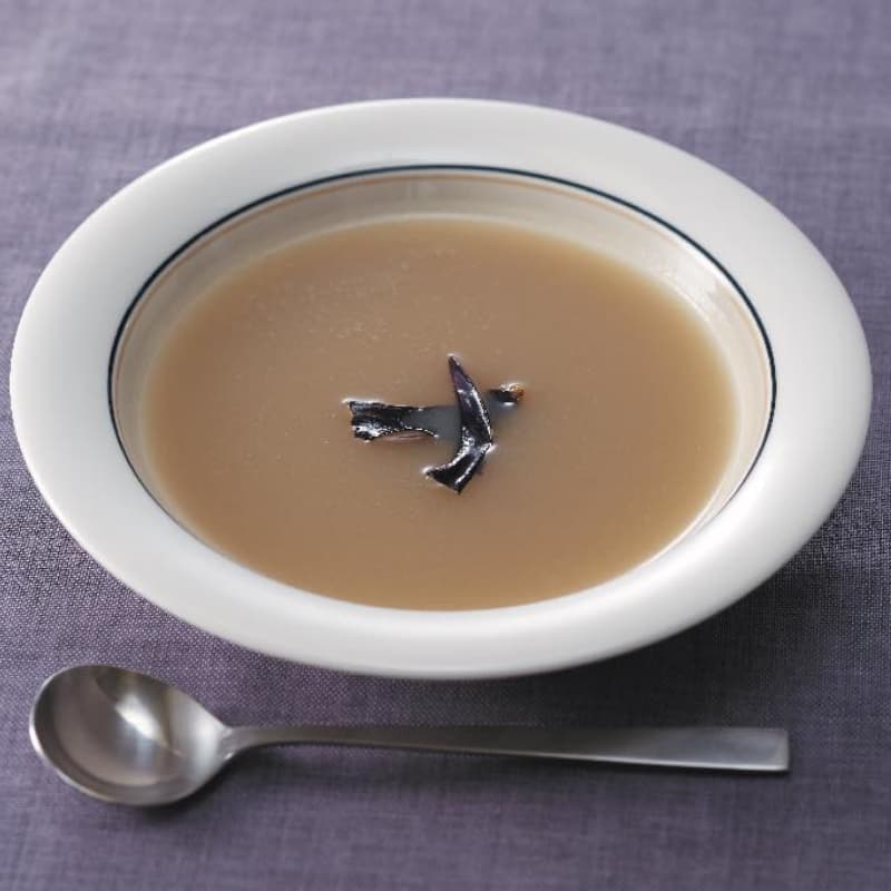 ナスと玉ねぎの和風スープ