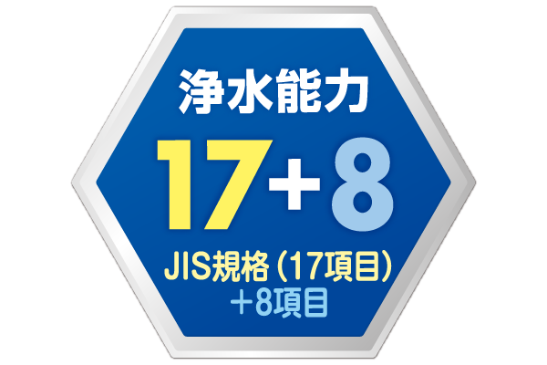 浄水能力17+6JIS規格